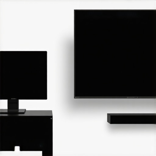 Person using a calibration device on a wall-mounted OLED TV for maintenance.