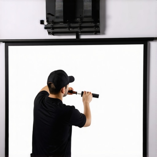 3 Ways to fix a crooked projector screen installation