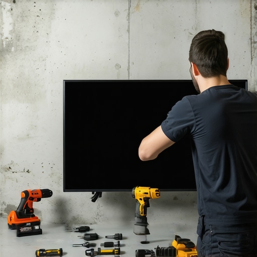 5 tips for installing a TV mount on a concrete wall