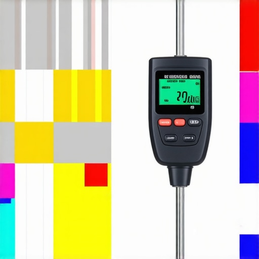 Person using calibration tools on a high-end OLED TV to ensure color accuracy and brightness.