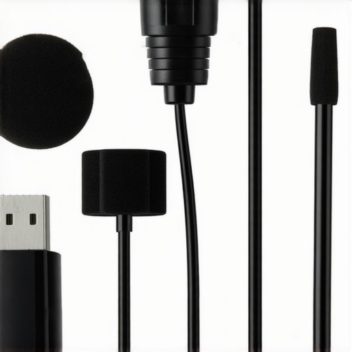 Home Theater Maintenance Tools A collection of calibration devices, cleaning tools, and cables for home display setup.