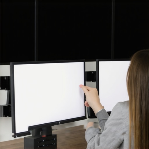 How to align a triple-monitor mount for zero gaps