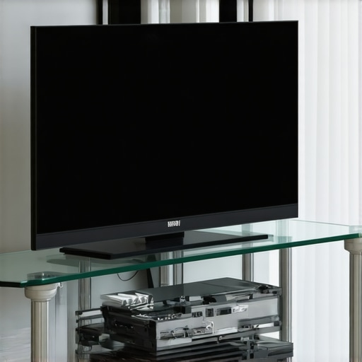 How to fix a wobbly TV stand on a glass console