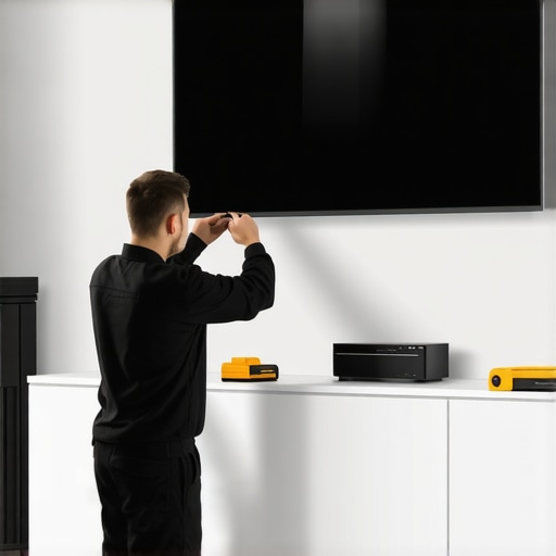 How to mount a TV on a motorized lift without it wobbling