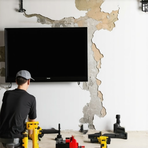 How to mount a TV to a plaster and lath wall without cracking it