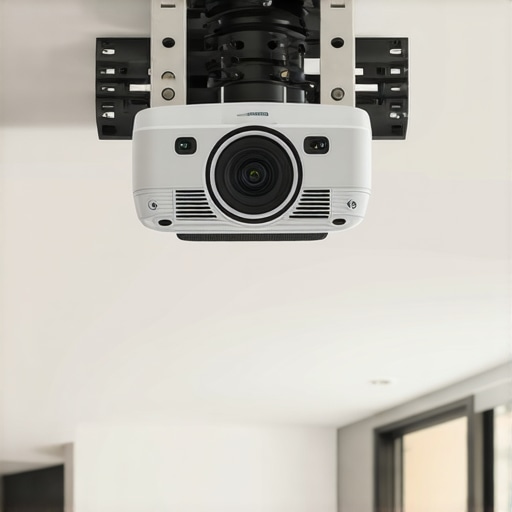 How to mount a projector to a sloped ceiling without it wobbling