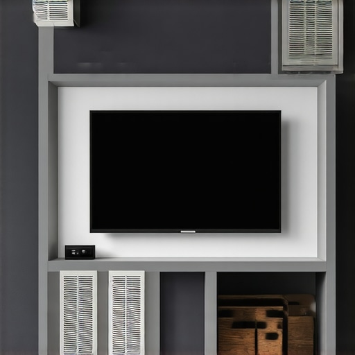 How to properly vent a TV mounted inside a recessed wall niche