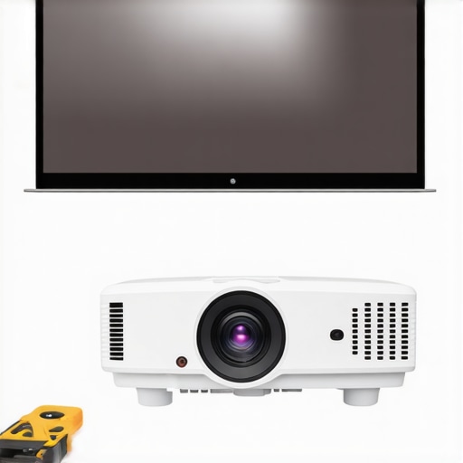 How to square a projector image without using keystone