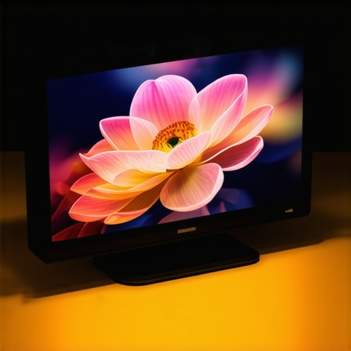 Mini LED Local Dimming Zones A detailed view of a mini LED TV screen showing blooming around bright objects