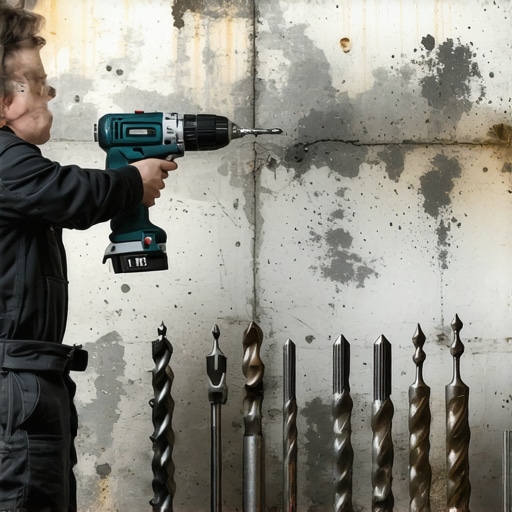 The best drill bits for mounting a TV on concrete walls