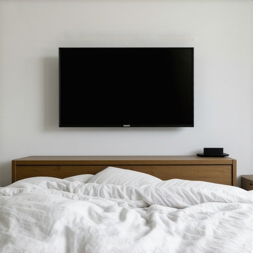 The best height for mounting a TV in a bedroom for comfortable viewing