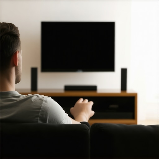 The best height to mount a TV for neck comfort