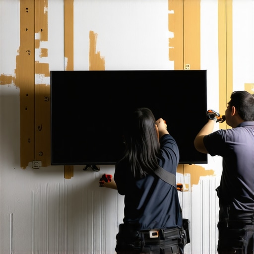 The trick to mounting a TV on plaster and lath walls
