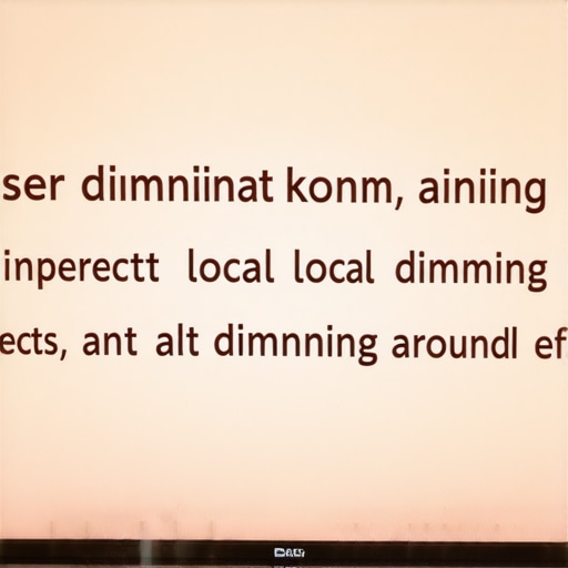 Why your Mini LED local dimming creates a halo around subtitles