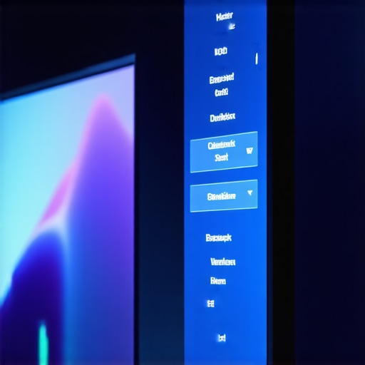 Person adjusting settings on OLED TV to improve black levels.