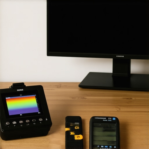 Home Display Calibration Tools A calibration device and tools used for maintaining a high-end OLED television.