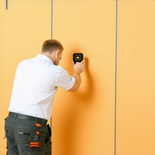 How to find a hidden stud behind thick acoustic panels