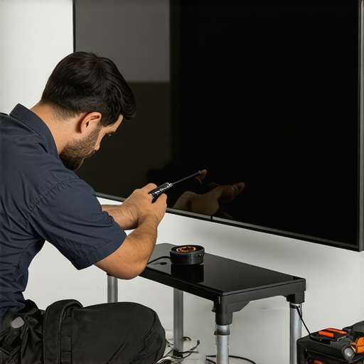 How to fix a wobbly TV stand on a glass surface