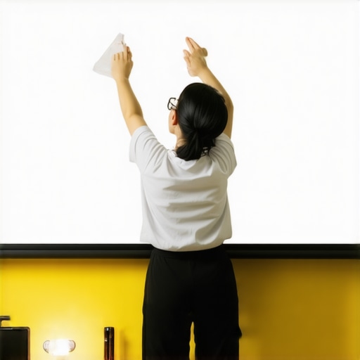 How to fix the yellow tint on your white projector screen