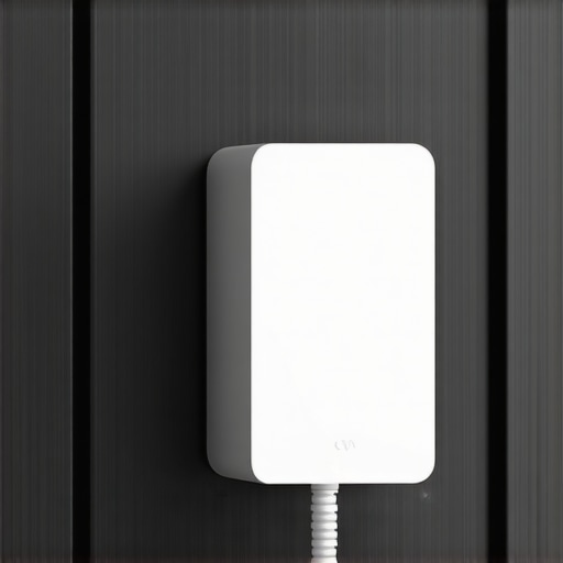 How to hide a massive power brick behind a slim wall mount