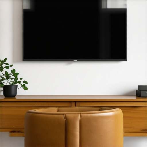 How to hide a power outlet behind a flush TV mount