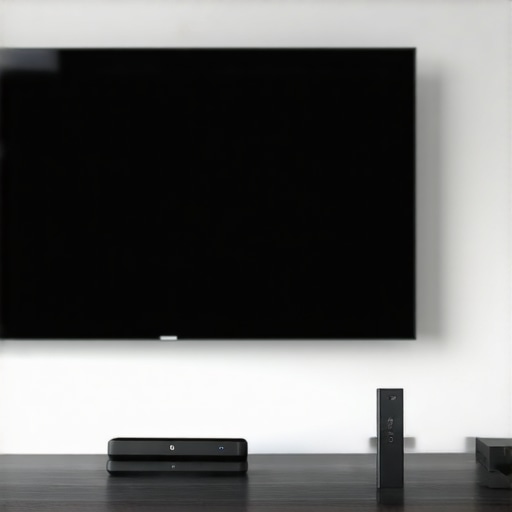 How to hide a streaming stick behind a wall-mounted TV