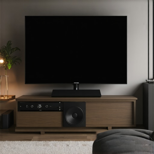 How to hide a subwoofer wireless kit behind your display