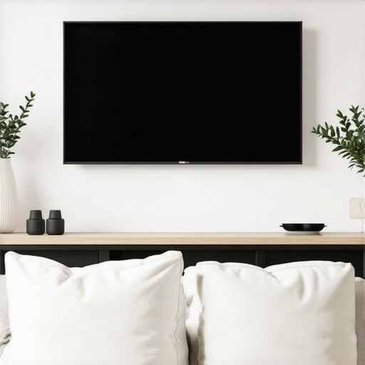 How to hide messy cables behind a ultra-thin wall mount