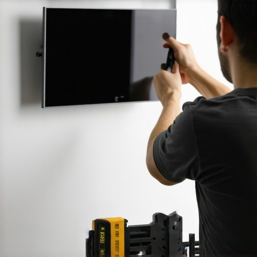 How to install a recessed TV box for a flush wall mount