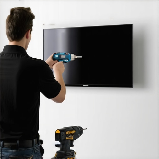 How to mount a TV on a wall with no studs using toggle bolts