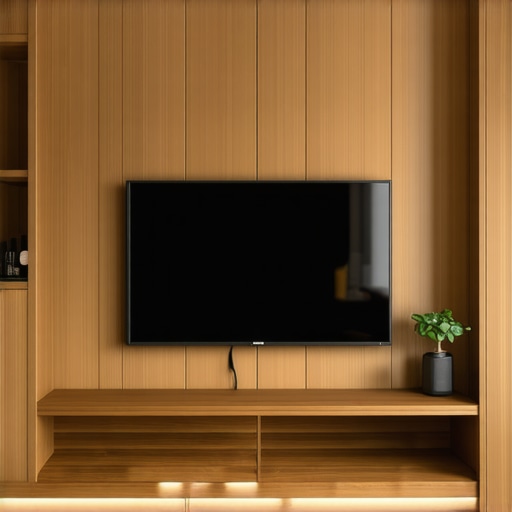 How to mount a TV to a cabinet door for a hidden look