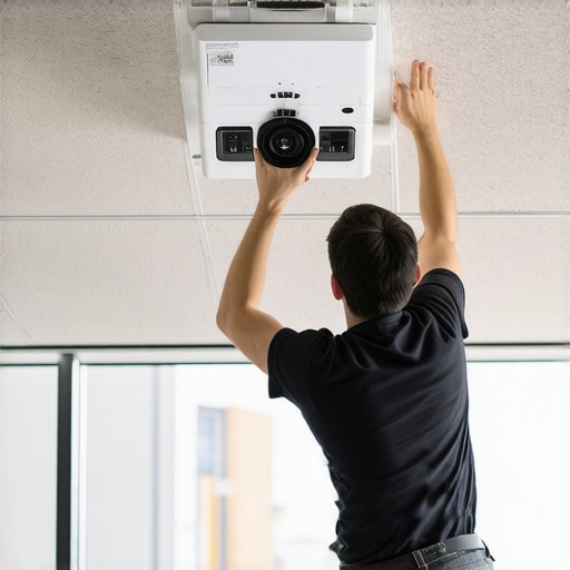 How to mount a projector to a drop ceiling grid