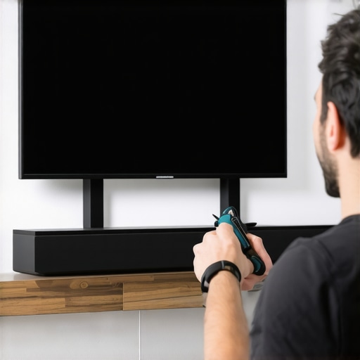 How to mount a soundbar directly to your TV bracket