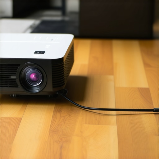 How to properly ground a projector to stop audio hum