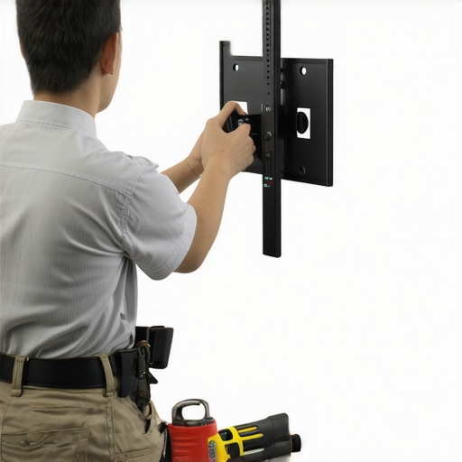 How to remove a TV from a spring-loaded wall mount safely