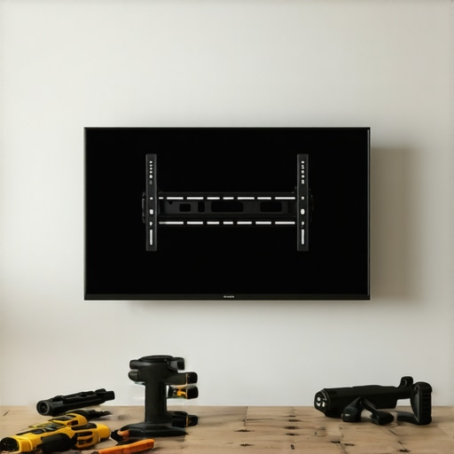 How to stop a tilting TV mount from slipping down over time