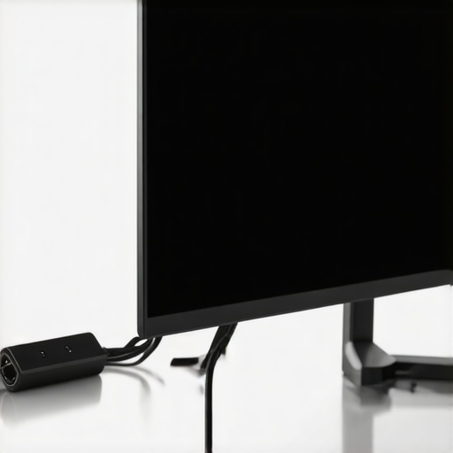 HDMI cables connected to an 8K TV highlighting quality and shielding
