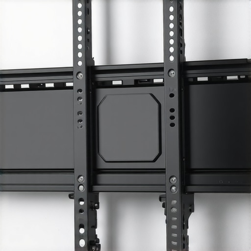 Proper Wall Mount Installation Professional wall-mounted flat-screen TV showing secure bracket attachment to studs in drywall.