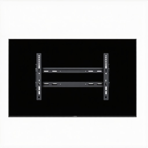 A technician installing a wall mount for a large flat-screen TV with level tools and secure anchors.