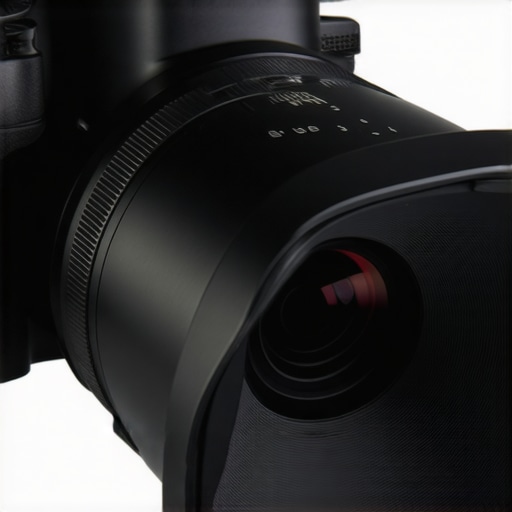 Close-up of a projector lens with a secure, snug-fitting cap