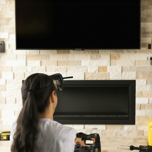 The best drill bit for mounting a TV to a stone fireplace