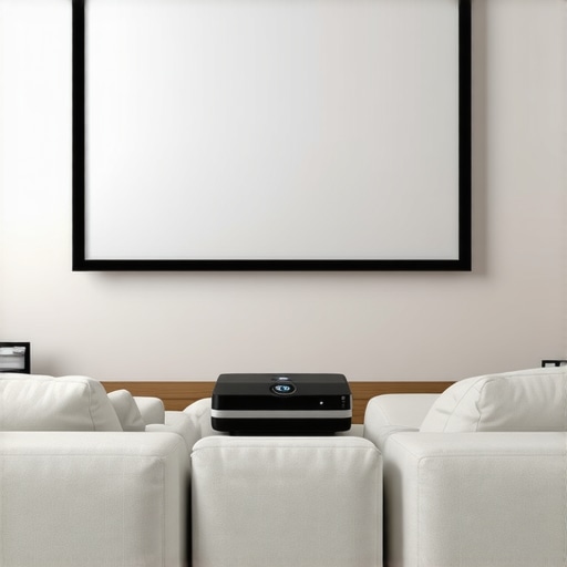 The best height for a sitting-room projector screen