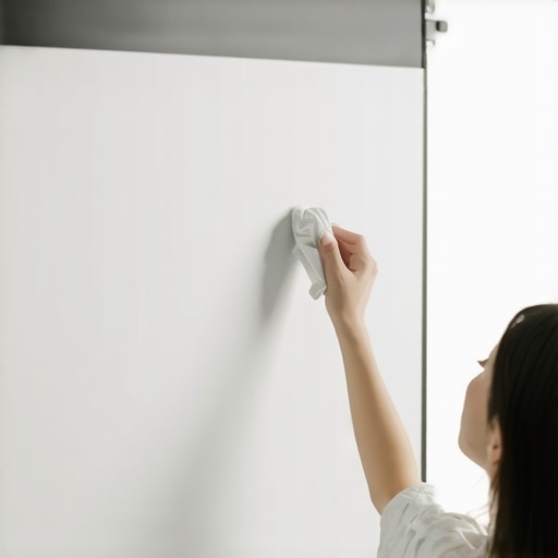 The best way to clean a matte projector screen without ruining the coating