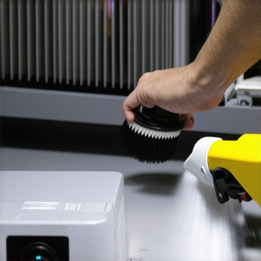 The best way to clean a projector filter without a vacuum