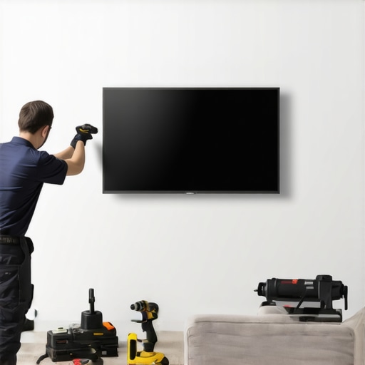The secret to mounting a TV on a curved wall
