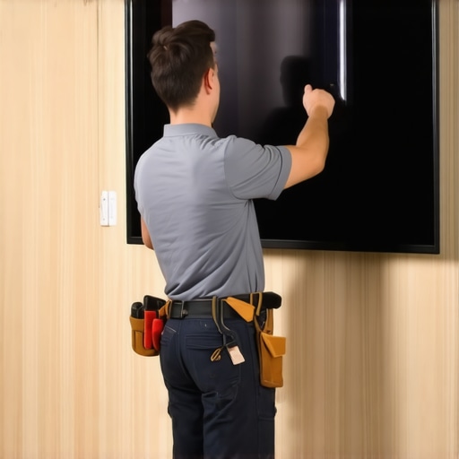 The secret to mounting a heavy TV on a thin plywood wall