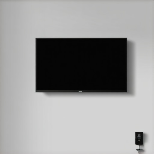 The trick to hiding a power brick behind a slim TV