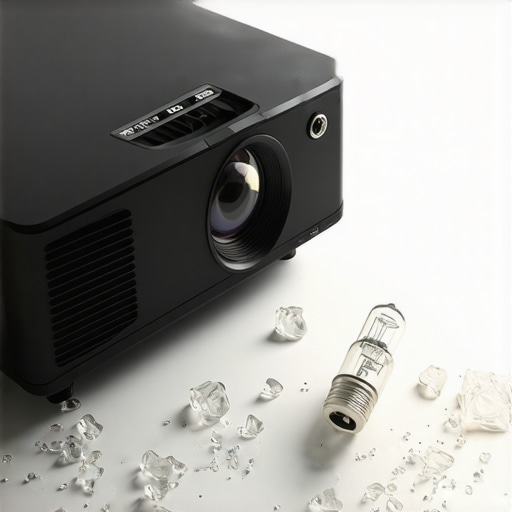 Why your projector bulb exploded and how to clean the glass