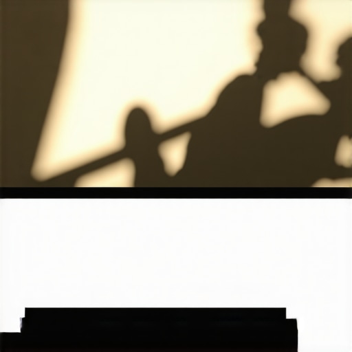 Why your projector screen frame is casting a shadow