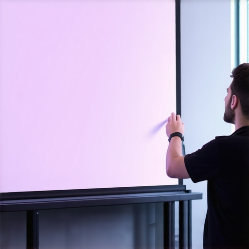 Why your projector screen has waves and how to flatten them